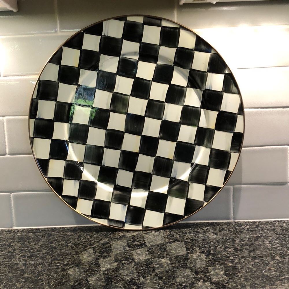 Mackenzie-Childs 16” round serving platter